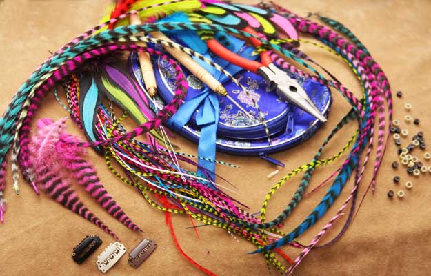 Feather kit for your discount hair